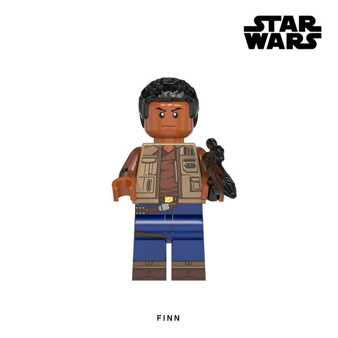 Finn (Rise of Skywalker) Custom Minifigure Keychain