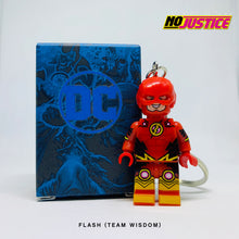 Load image into Gallery viewer, The Flash (Team Wisdom) Custom Minifigure Keychain