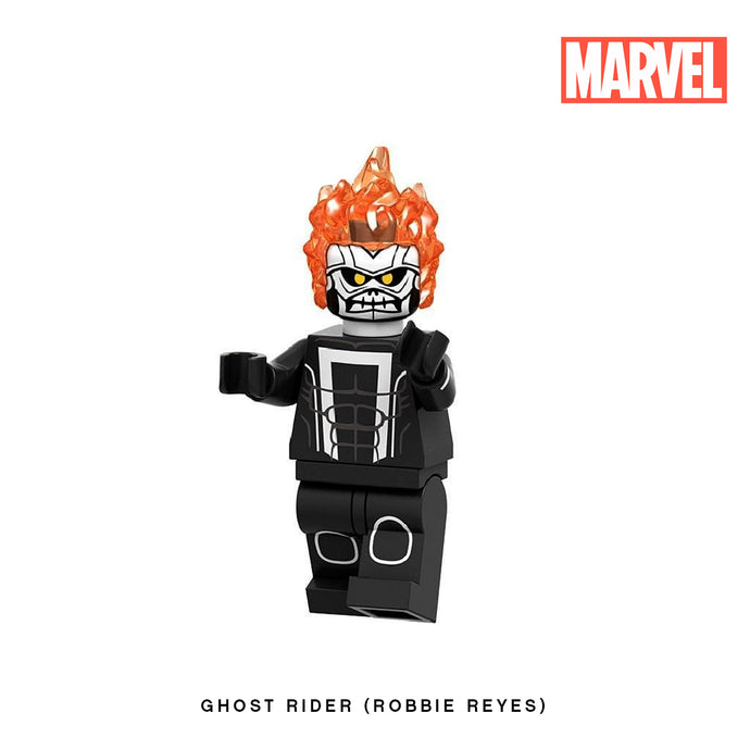 Ghost Rider (Robbie Reyes Variant) Custom Minifigure Keychain