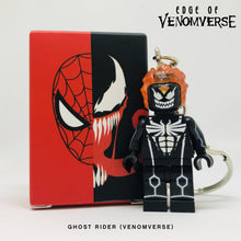 Load image into Gallery viewer, Ghost Rider (Robbie Reyes) (Venomverse) Custom Minifigure Keychain