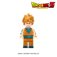 Load image into Gallery viewer, Goku Super Saiyan 2 Custom Minifigure Keychain