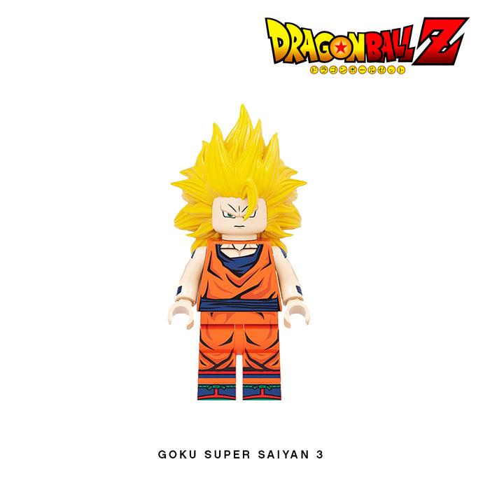 Goku (Super Saiyan 3) Custom Minifigure Keychain