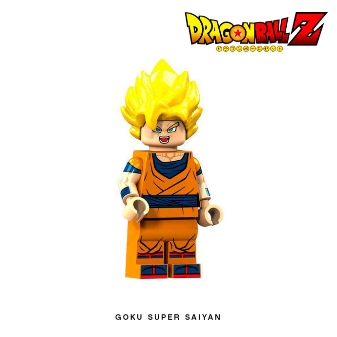 Goku Super Saiyan Custom Minifigure Keychain