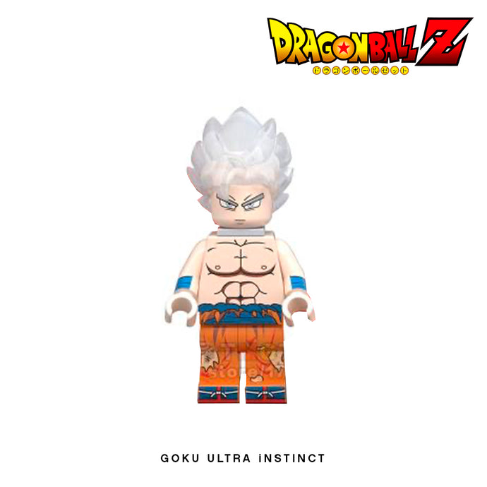 Goku Ultra Instinct Custom Minifigure Keychain