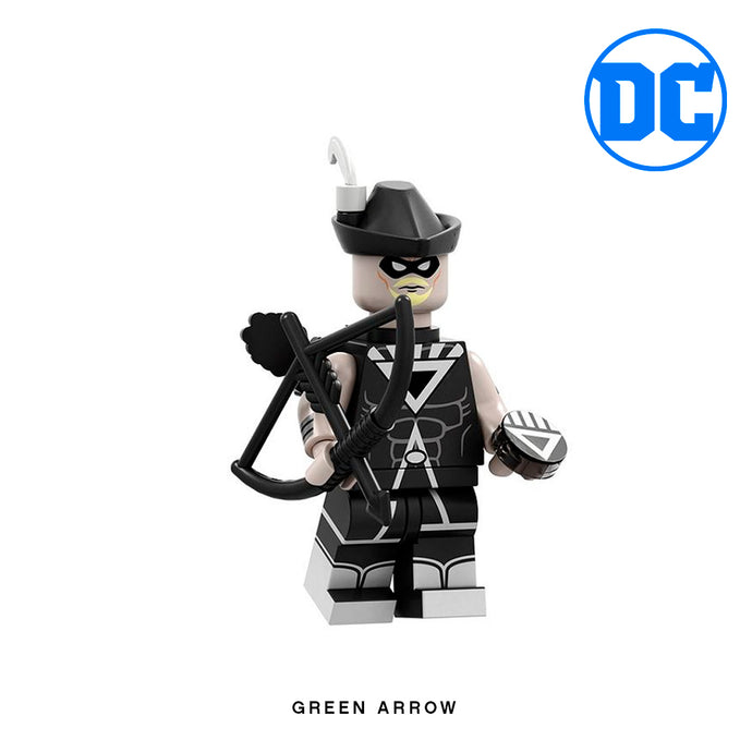 Green Arrow (Black Lantern) Custom Minifigure Keychain