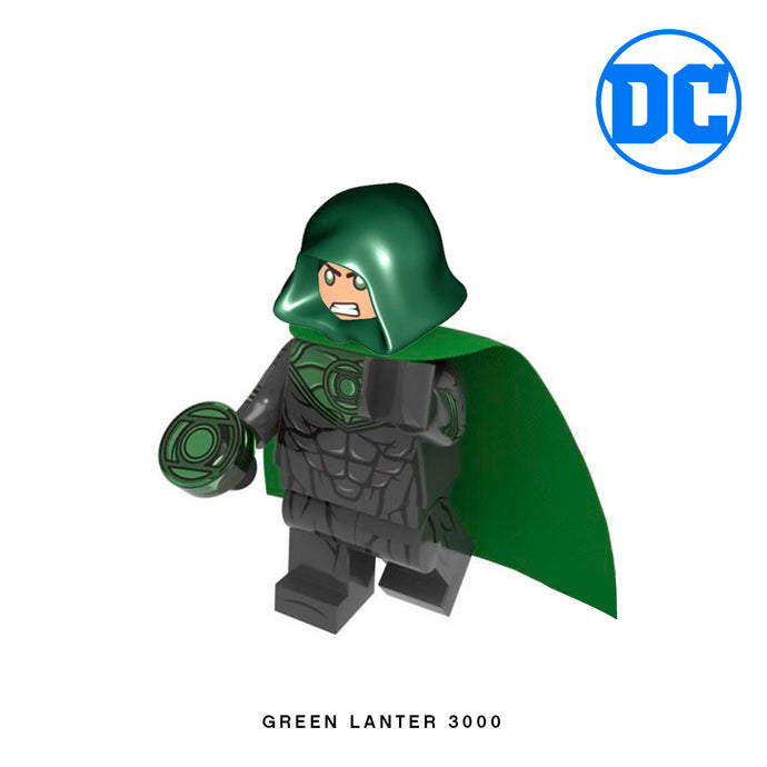 Green Lantern 3000 Custom Minifigure Keychain