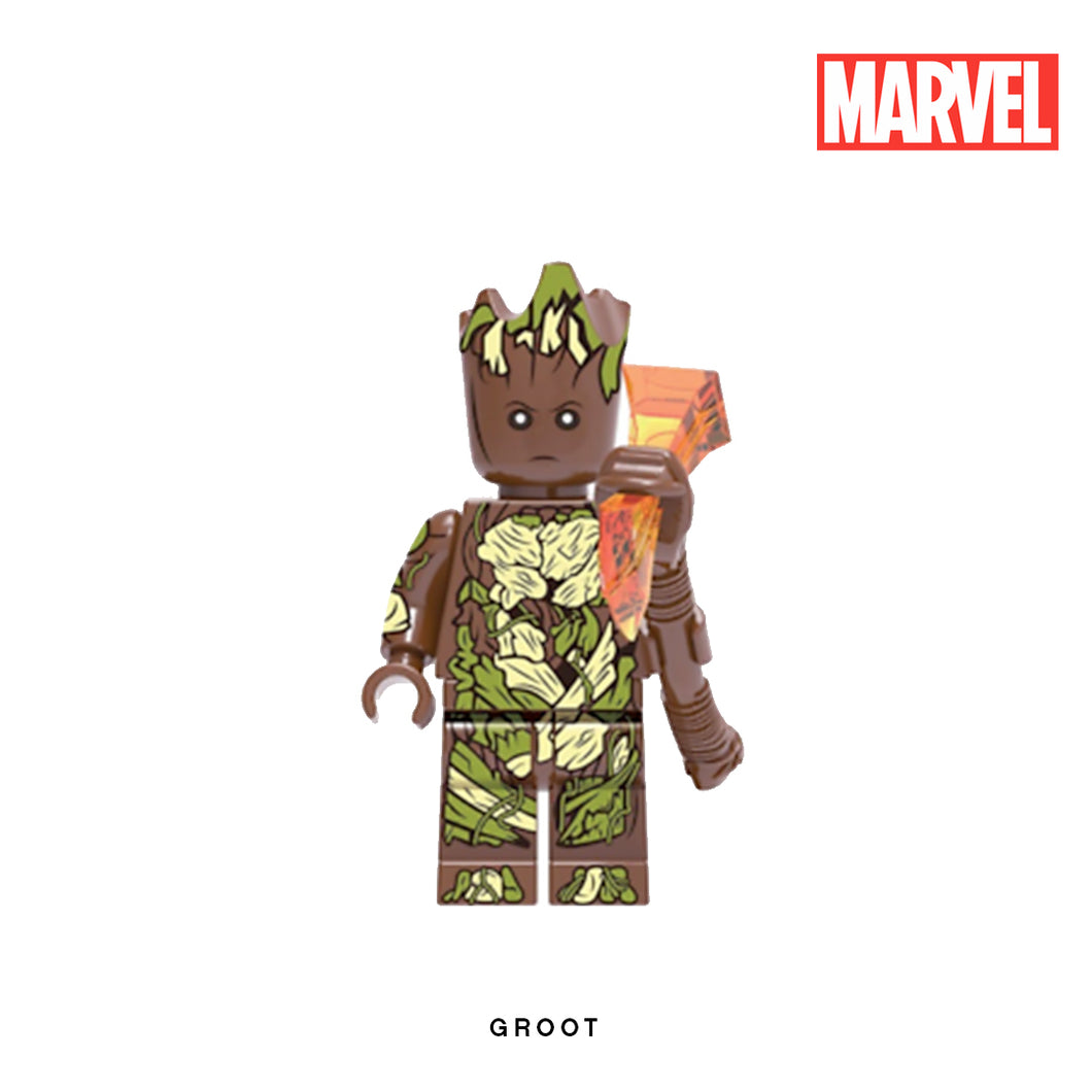 Groot (Endgame) Custom Minifigure Keychain