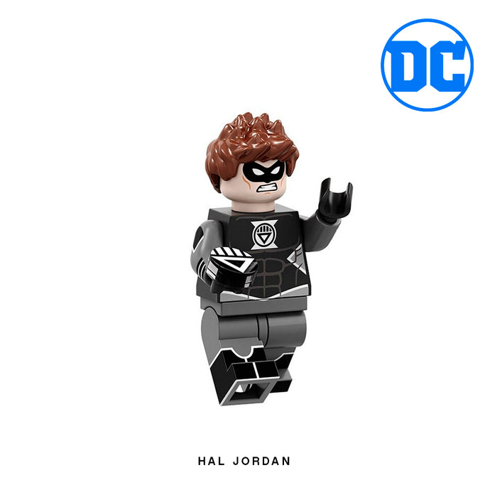 Hal Jordan (Black Lantern) Custom Minifigure Keychain