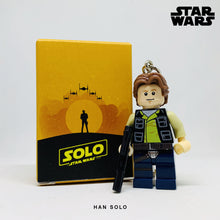 Load image into Gallery viewer, Han Solo Custom Minifigure Keychain