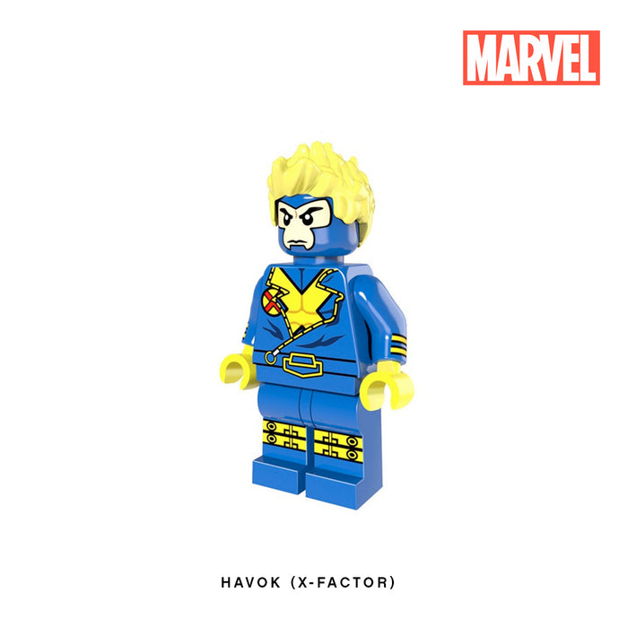 Havok (X-Factor) Custom Minifigure Keychain