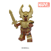 Load image into Gallery viewer, Heimdall Custom Minifigure Keychain