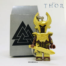 Load image into Gallery viewer, Heimdall Custom Minifigure Keychain