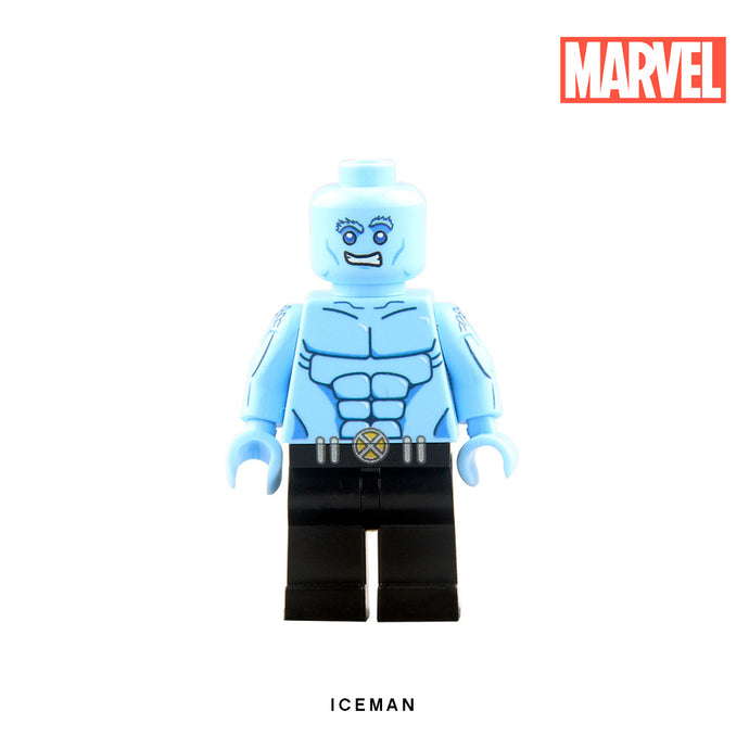 Iceman Custom Minifigure Keychain