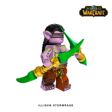 Load image into Gallery viewer, Illidan Stormrage Custom Minifigure Keychain