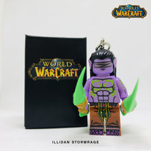 Load image into Gallery viewer, Illidan Stormrage Custom Minifigure Keychain