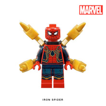 Load image into Gallery viewer, Iron-Spider (Infinity War) Custom Minifigure Keychain