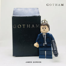 Load image into Gallery viewer, James Gordon Custom Minifigure Keychain