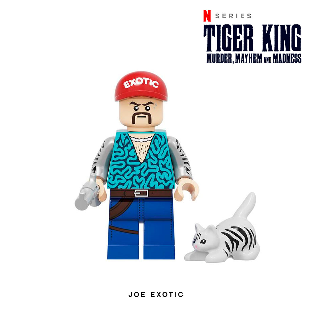 Joe Exotic Custom Minifigure Keychain