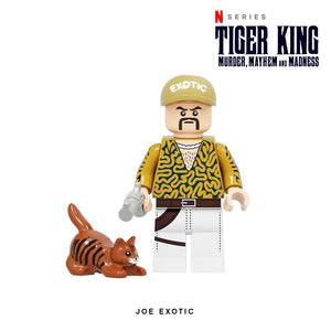 Joe Exotic Custom Minifigure Keychain