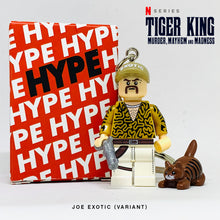 Load image into Gallery viewer, Joe Exotic Custom Minifigure Keychain