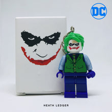 Load image into Gallery viewer, Joker (Heath Ledger) Custom Minifigure Keychain