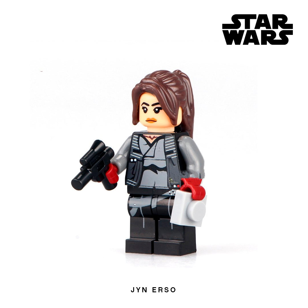 Jyn Erso Custom Minifigure Keychain – Brick This Now