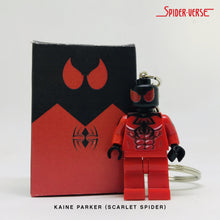 Load image into Gallery viewer, Kaine Parker Custom Minifigure Keychain