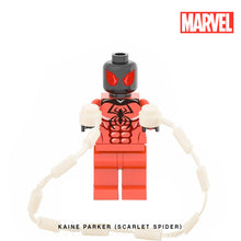 Load image into Gallery viewer, Kaine Parker Custom Minifigure Keychain