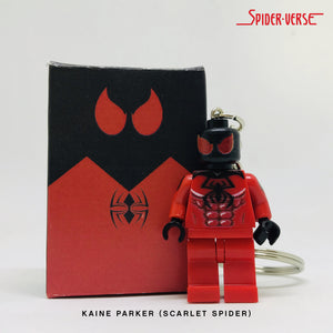 Kaine Parker Custom Minifigure Keychain