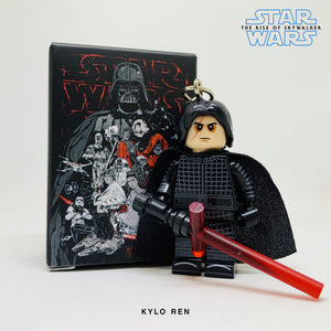 Kylo Ren Unmasked (Rise of Skywalker) Custom Minifigure Keychain