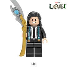 Load image into Gallery viewer, Loki (Suit) Custom Minifigure Keychain