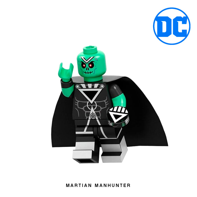 Martian Manhunter (Black Lantern) Custom Minifigure Keychain