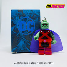 Load image into Gallery viewer, Martian Manhunter (Team Mystery) Custom Minifigure Keychain