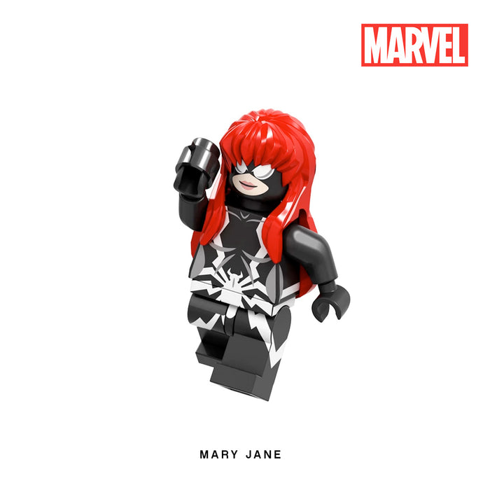 Mary Jane (Venomverse) Custom Minifigure Keychain