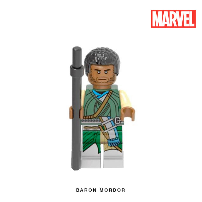 Baron Mordor Custom Minifigure Keychain