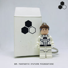 Load image into Gallery viewer, Mr. Fantastic (Future Foundation) Custom Minifigure Keychain