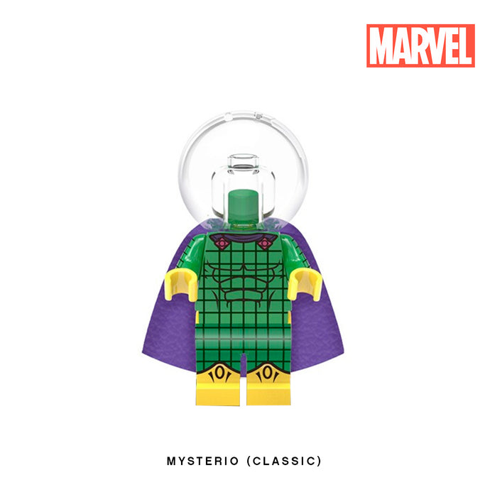 Mysterio (Classic) Custom Minifigure Keychain