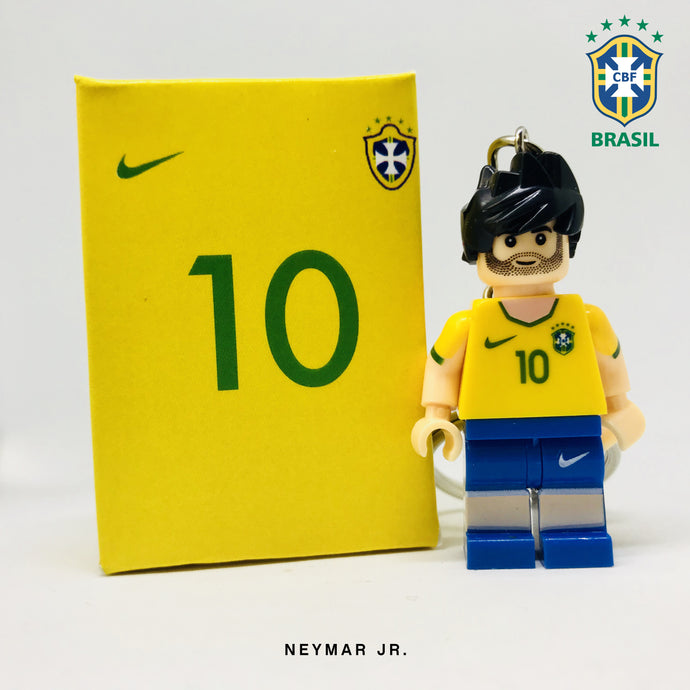 Neymar Jr. Custom Minifigure Keychain