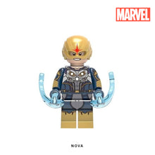 Load image into Gallery viewer, Nova (MCU Phase 4 Leaked) Custom Minifigure Keychain