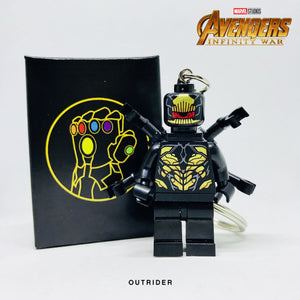 Outrider (Infinity War) Custom Minifigure Keychain