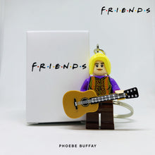 Load image into Gallery viewer, Phoebe Buffay Custom Minifigure Keychain