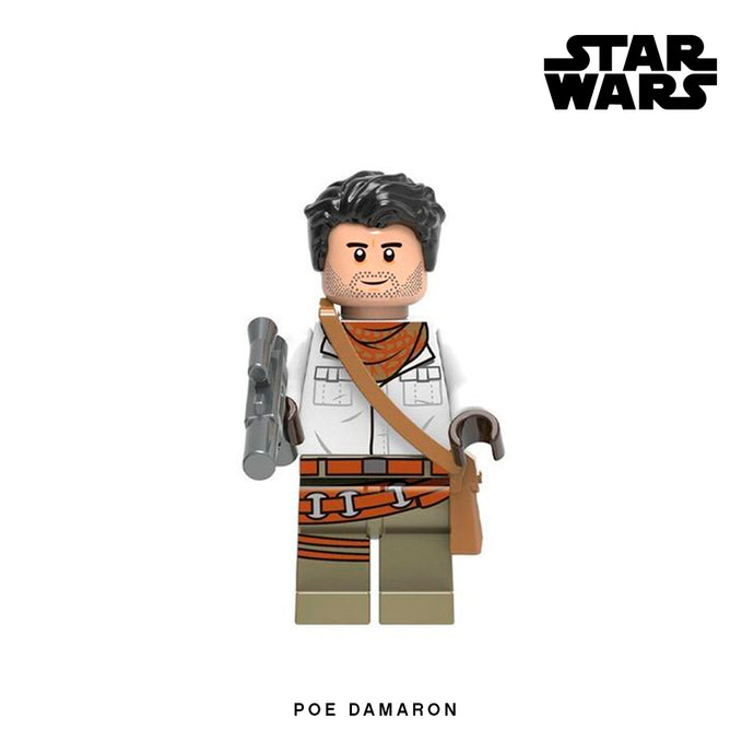 Poe Damaron (Rise of Skywalker) Custom Minifigure Keychain