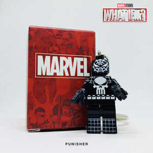 Punisher (Spider-Man) Custom Minifigure Keychain