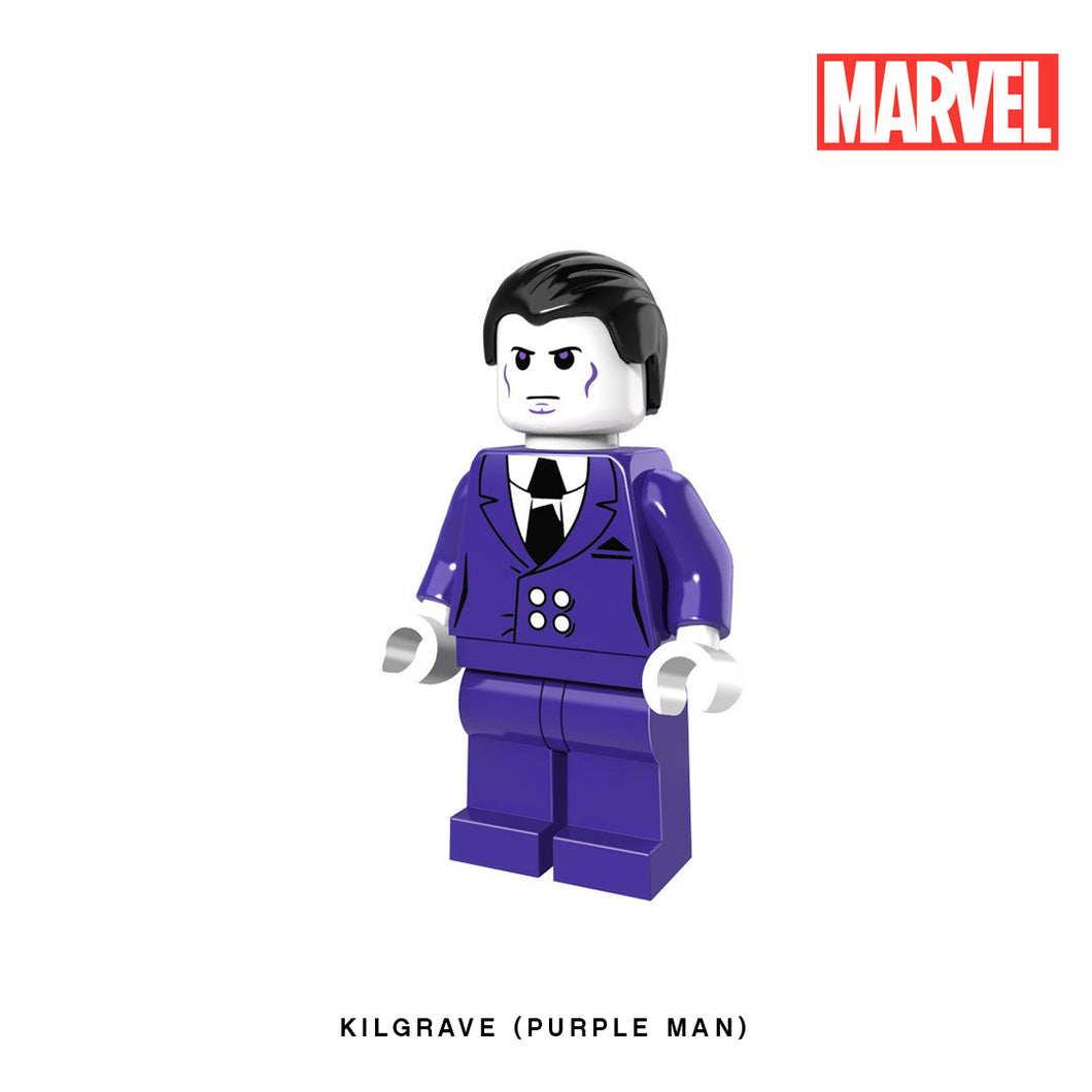 Kilgrave (Purple Man) Custom Minifigure Keychain