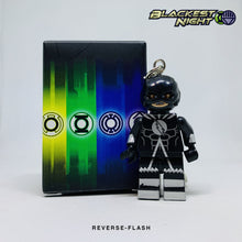 Load image into Gallery viewer, Reverse-Flash (Black Lantern) Custom Minifigure Keychain