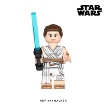 Load image into Gallery viewer, Rey Skywalker Custom Minifigure Keychain