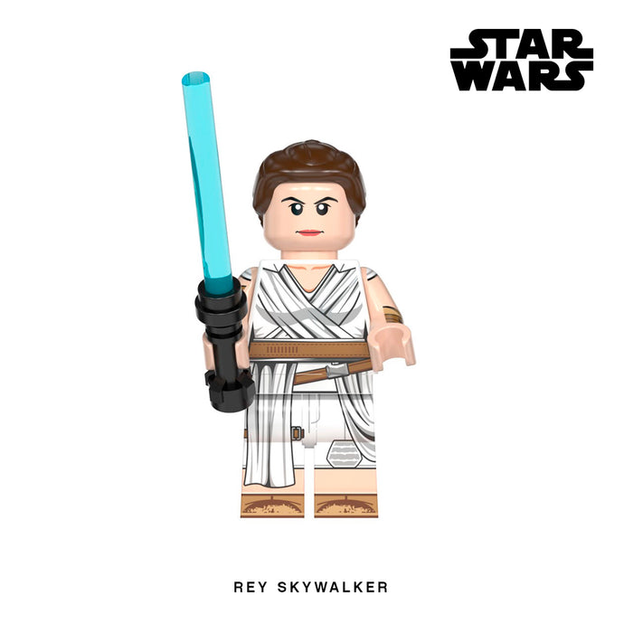 Rey Skywalker Custom Minifigure Keychain