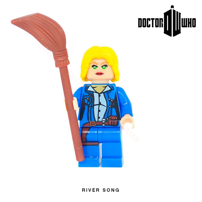 Dr. River Song Custom Minifigure Keychain