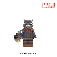 Load image into Gallery viewer, Rocket Raccoon (Endgame) Custom Minifigure Keychain