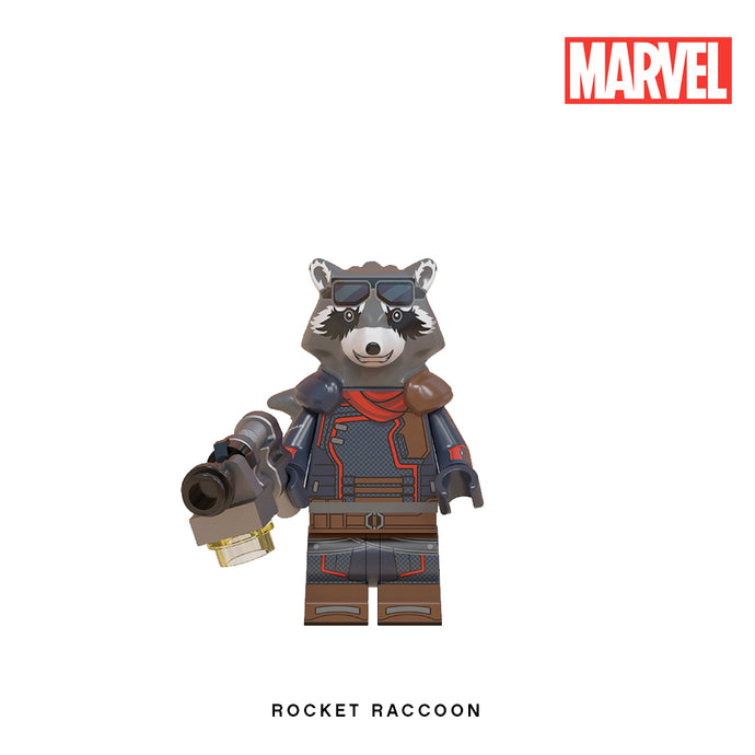 Rocket Raccoon (Endgame) Custom Minifigure Keychain